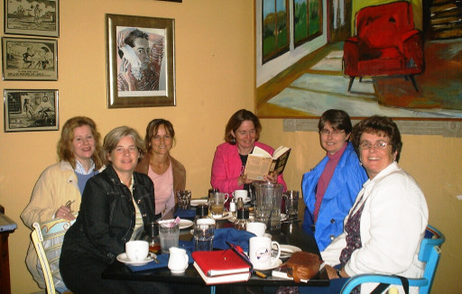 Here's a typical scene at Book Club! ;-0